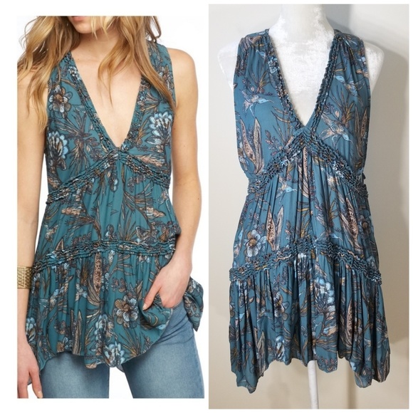 Free People Tops - Free People | Purple Haze hummingbird top